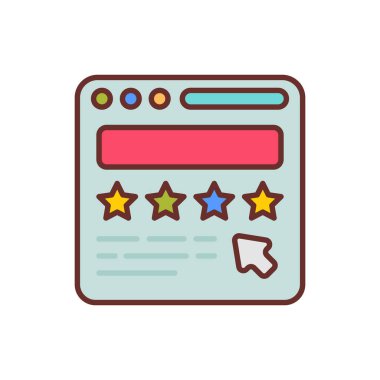 Beğeni vektörü simgesi. Logotype