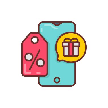 Vektör olarak simge sunar. Logotype