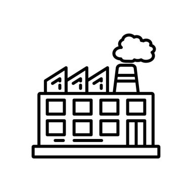 Sanayi Dumanı ikonu. Logotype