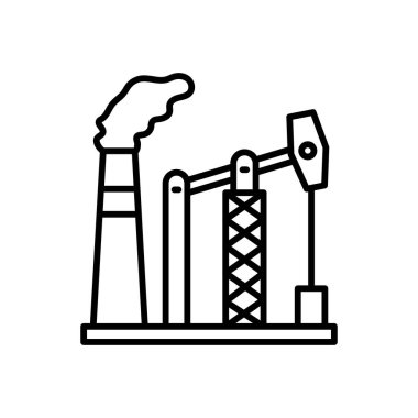 Maden işleme ikonu vektör. Logotype