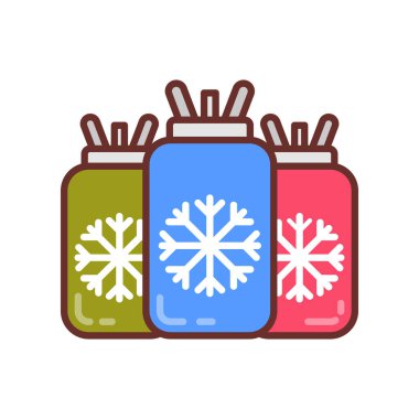 Vektör olarak buzdolabı simgesi. Logotype