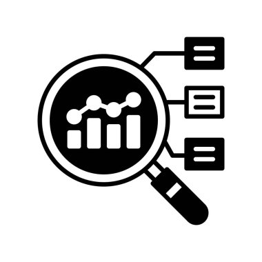 Vektör olarak Veri Sınıflandırma simgesi. Logotype