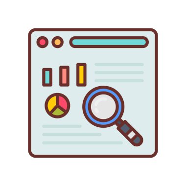 Vektör içinde belirleme simgesi. Logotype