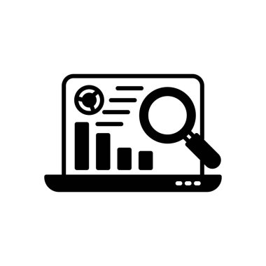 Veri Gazeteciliği ikonu. Logotype