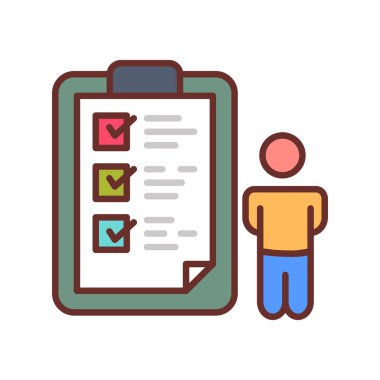 Vektörde nitelik simgesi. Logotype