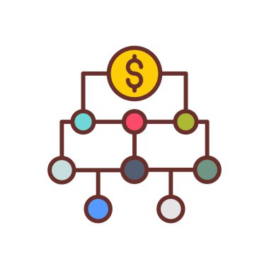 Mali Planlama ikonu. Logotype