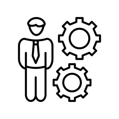 Vektör simgesi yönetiliyor. Logotype