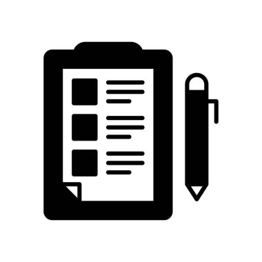 Evaluation icon in vector. Logotype