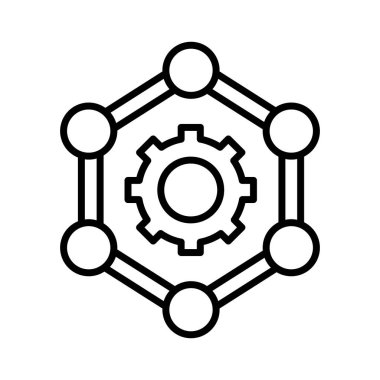 Takım çalışması simgesi vektörde. Logotype