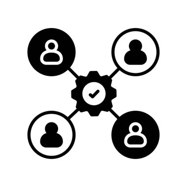 Vektör olarak CAMPAIGN MANAGEMENT simgesi. Logotype