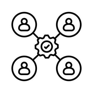 Vektör olarak CAMPAIGN MANAGEMENT simgesi. Logotype