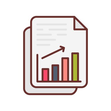 İstatistiksel çıkarım simgesi. Logotype