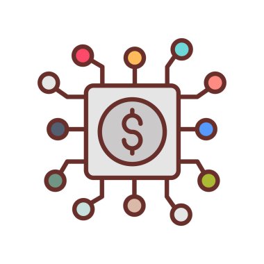 Digital Money icon in vector. Logotype