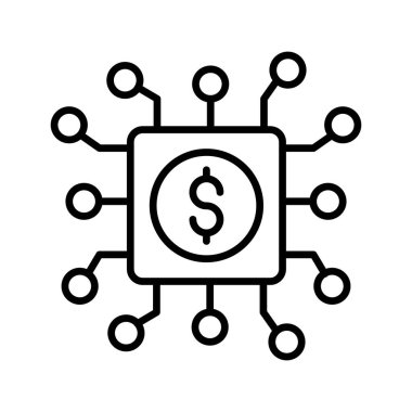 Digital Money icon in vector. Logotype