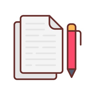 İçerik simgesi vektörde. Logotype