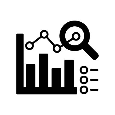 Vektör olarak araştırma simgesi. Logotype