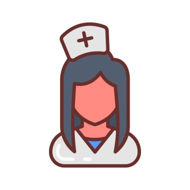 Hemşire ikonu. Logotype