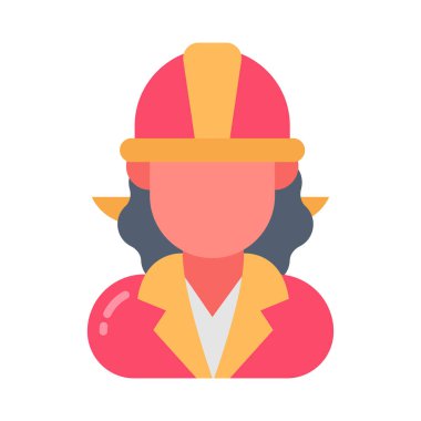 İtfaiye ikonu vektörde. Logotype