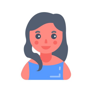 Vektör olarak kız simgesini ara. Logotype