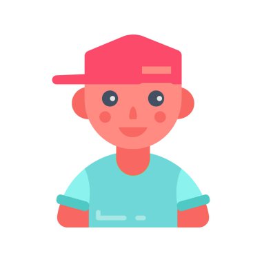 Sport Boy simgesi vektörde. Logotype