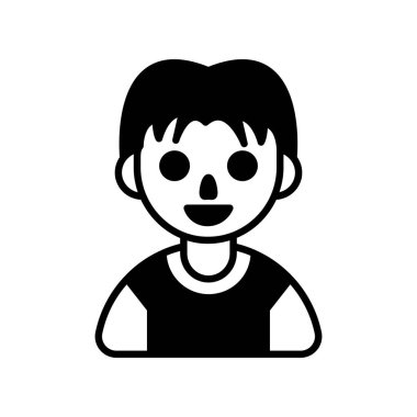 Baby Boy simgesi vektörde. Logotype