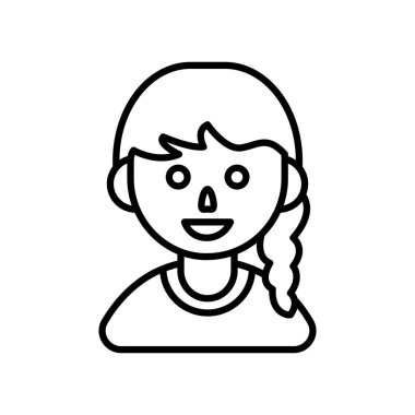 Vektör olarak kardeş ikonu. Logotype