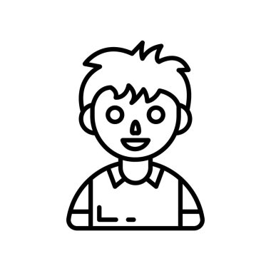 Vektör olarak kuzen simgesi. Logotype