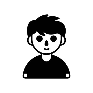 Vektörde saç stili simgesinden kurtul. Logotype