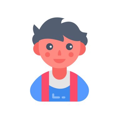 Vektör olarak Serseri Çocuk simgesi. Logotype