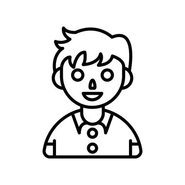 Kötü Çocuk ikonu. Logotype