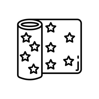 Kağıt simgesi vektör olarak paketleniyor. Logotype