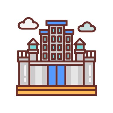Vektör olarak hapishane simgesi. Logotype