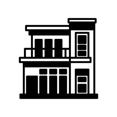 Vektör olarak ev simgesi. Logotype