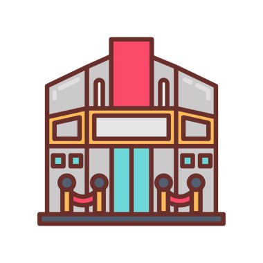 Vektör cinsinden sinema simgesi. Logotype