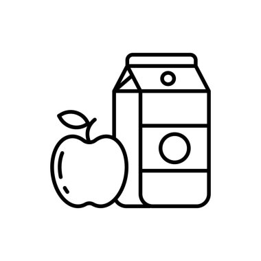 Vektör olarak Apple Juice simgesi. Logotype