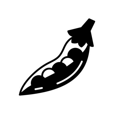 Vektör olarak bezelye ikonu. Logotype