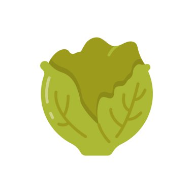 Vektör olarak marul simgesi. Logotype