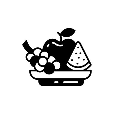 Vektör olarak meyve simgesi. Logotype