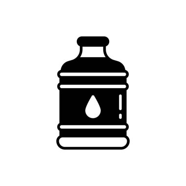 Water Bottle icon in vector. Logotype