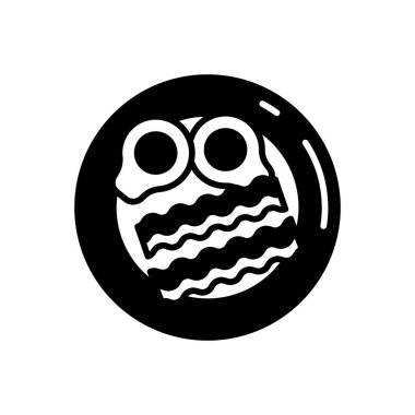 Pastırma simgesi vektörde. Logotype