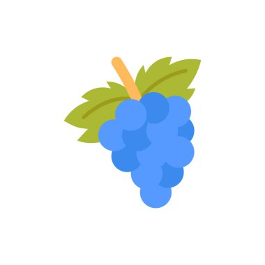 Vektör olarak üzüm simgesi. Logotype