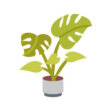 Canavar simgesi vektörde. Logotype