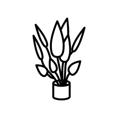 Gökyüzü Kuşu simgesi vektörde. Logotype