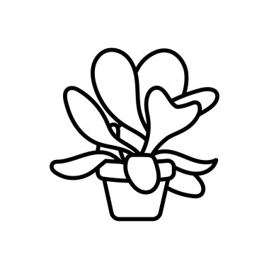 Vektör olarak kürek bitkisi simgesi. Logotype