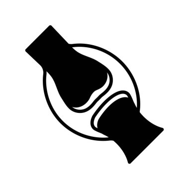 Vektör olarak kıkırdak simgesi. Logotype