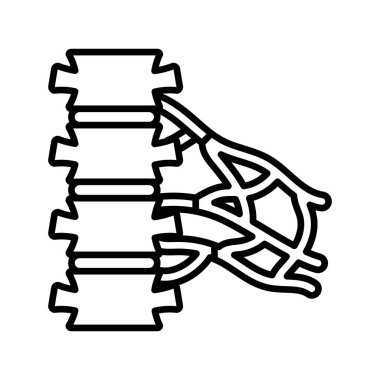 Vektör olarak Brachial Plexus simgesi. Logotype