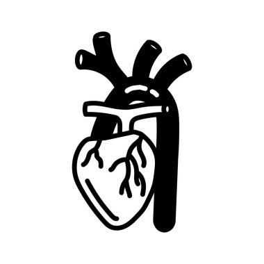 Vektör olarak Brachiocephalic arter simgesi. Logotype