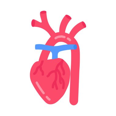 Vektör olarak Brachiocephalic arter simgesi. Logotype