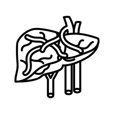 Portal damar simgesi vektörde. Logotype