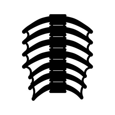 Vektör olarak göğüs kası simgesi. Logotype